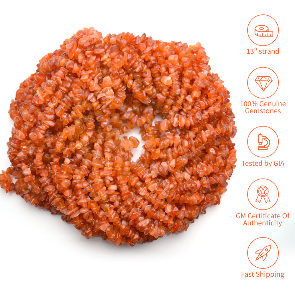 Natural Chip Beads, 34 Inch, Genuine Chip Strands, Drilled Strung Nugget Beads, 3-7mm, Polished, GemMartUSA (70001)