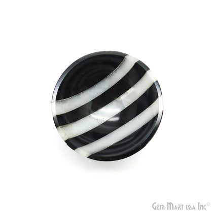Black Obsidian Mini Carved Gemstone Bowl Cup 2 inch