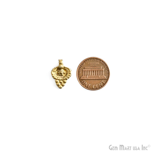 Antique Brass Acorn shaped Vintage Charms, Gold Macrame Jewelry Making charms, Boho Tribal Jewelry for Women, Gift for her & mom