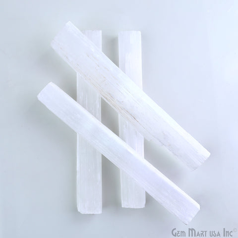 Selenite Rough Stick, Selenite Wand, Selenite, Palm Size Selenite, 5-6inch, Healing Crystal