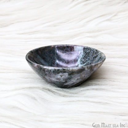 Natural Gemstone Mini Carved Gemstone Bowl Cup 2 inch