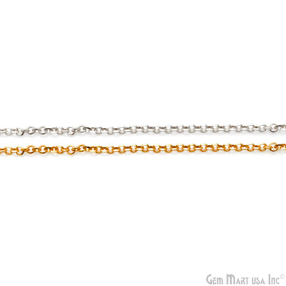 Cable Chain For Jewelry Making 3mm Cable Link Chain Necklace, Minimal Finding Chain