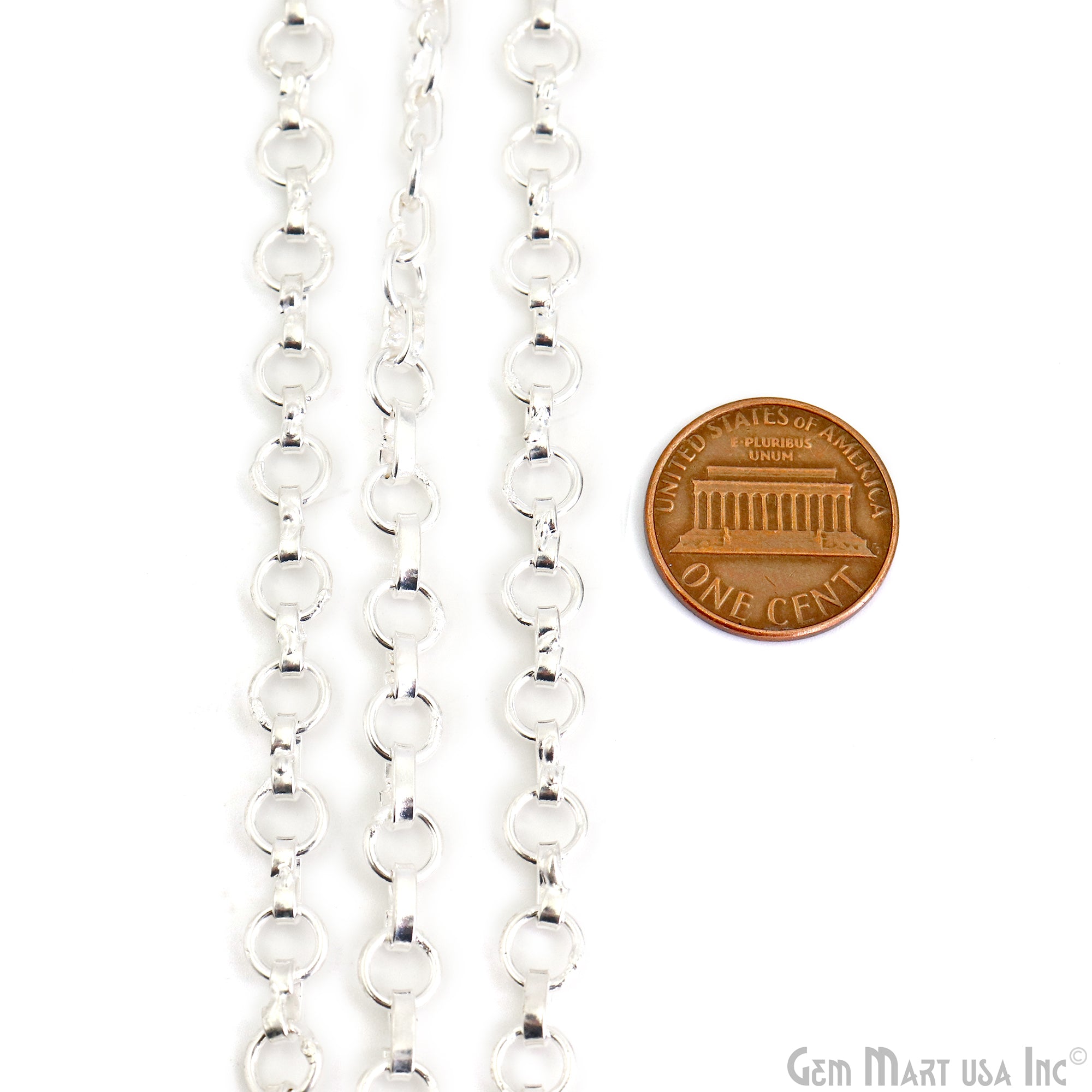 Dainty Silver Plated 6mm Finding Chain