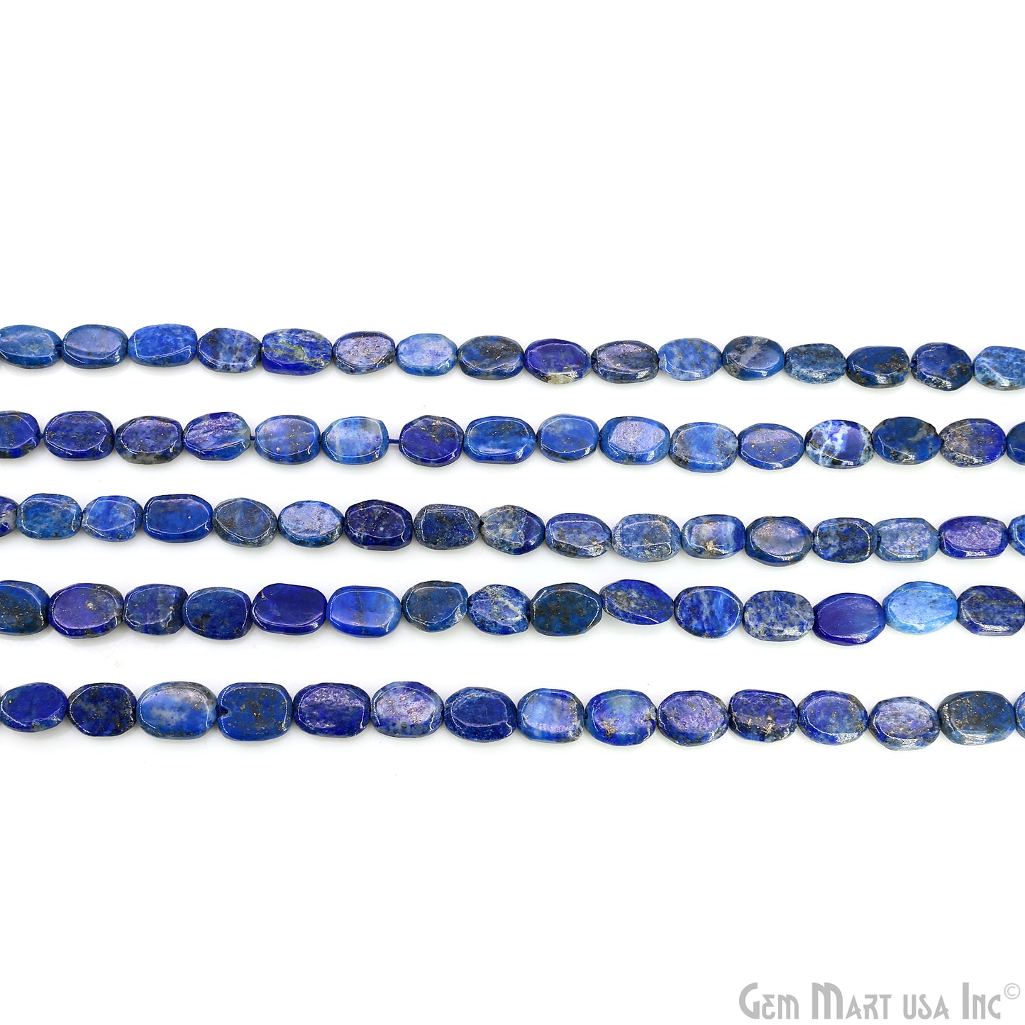 Lapis Tumble Beads Free Form Drilled Beads 9-13X6-7mm Waist Beads, Rondelle Bead Strand 13 Inch