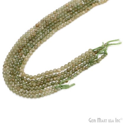 Aventurine Smooth Round Drilled Beads 3-5mm Waist Beads, Rondelle Bead Strand 13 Inch