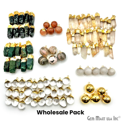 Healing Jewelry Pack, Bulk Large DIY Jewelry, 100% Natural Gemstones, Wholesale Resale Supply, Gift Set, 9pcs+, GemMartUSA