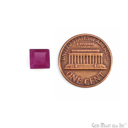 Ruby Wholesale Gemstones, 100% Natural Precious Gems, Pink Faceted Loose Gems, 5-8mm, Mix, 10 Carats