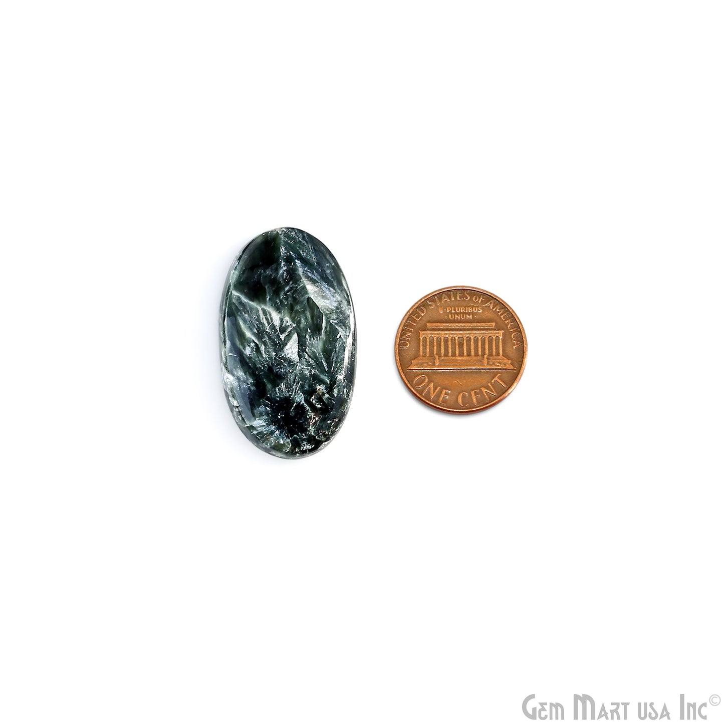 Natural Seraphinite Cab Striped Cabochon Gemstones