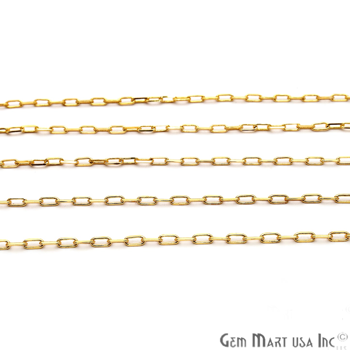 Link Finding Gold Plated Station Rosary Chain