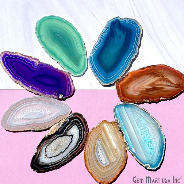 Natural Agate Slice, Natural...
