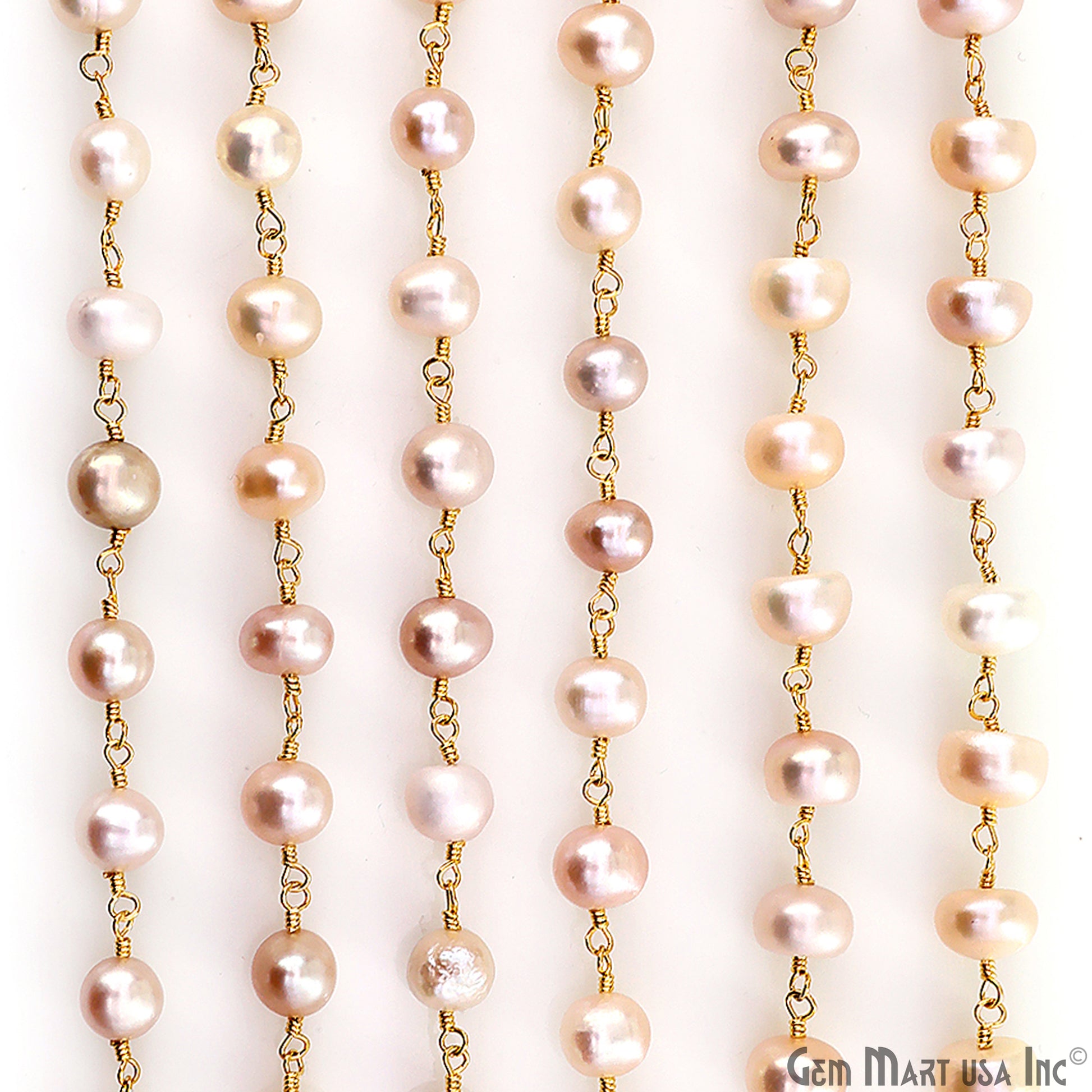 This genuine pearl jewelry findings chain available in bulk,  You can use as statement necklace, pearl charm,  real pearl necklace,  craft supplies,  pearl choker, 