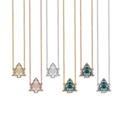 Christmas Tree Charm Pendant 22mm Double Bail Bracelet Charm Jewelry GemMartUSA