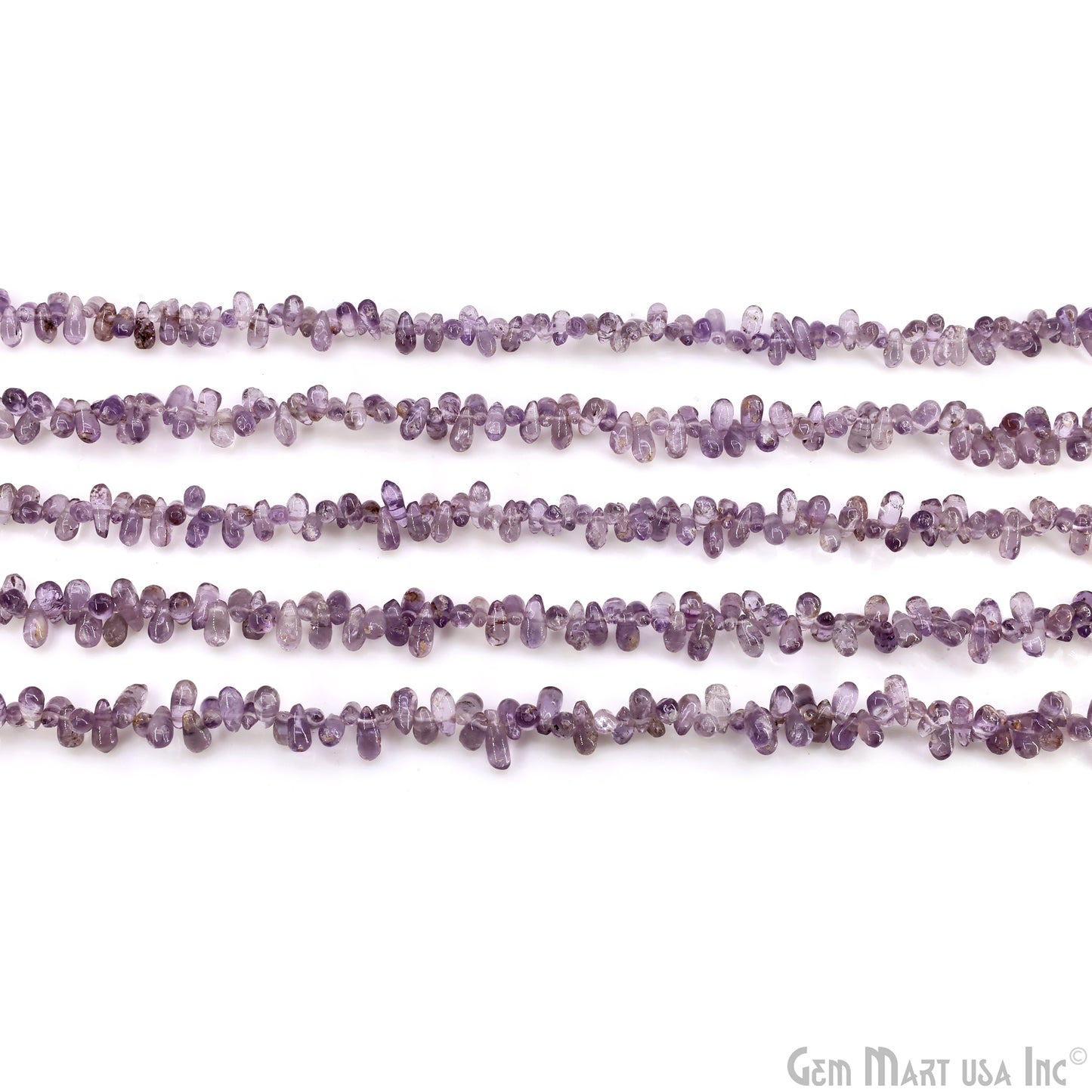 Amethyst Smooth Free Form Drilled Beads 3-4X5-7mm Waist Beads, Rondelle Bead Strand 13 Inch