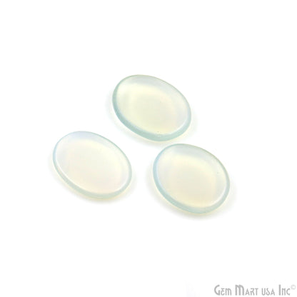 Opalite Oval Worry Stone - Natural Hand-Carved Thumb Gemstone