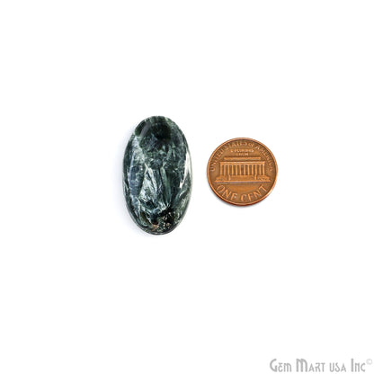 Natural Seraphinite Cab Striped Cabochon Gemstones