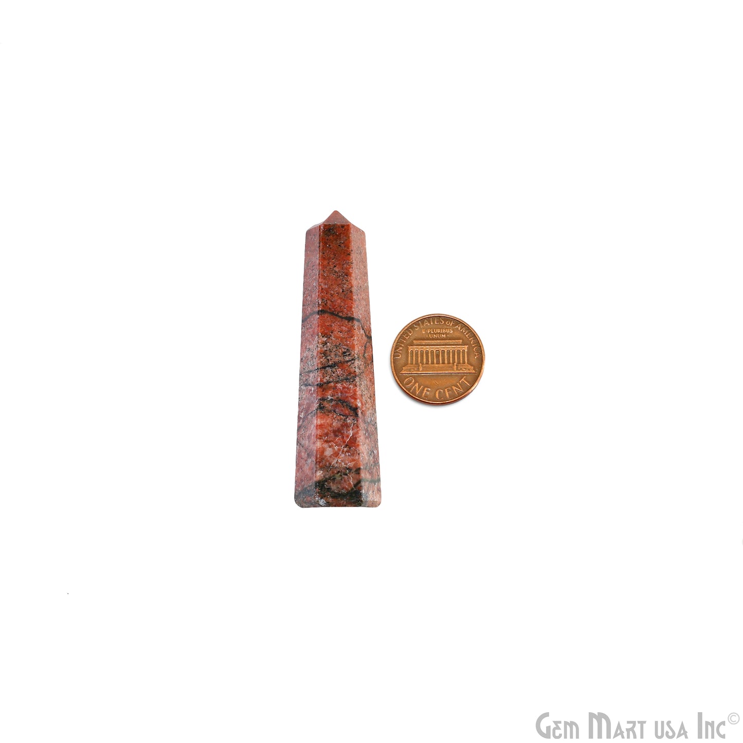 Unakite Gemstone Jumbo Tower Crystal Tower Obelisk Healing Meditation Gemstones 2-3 Inch