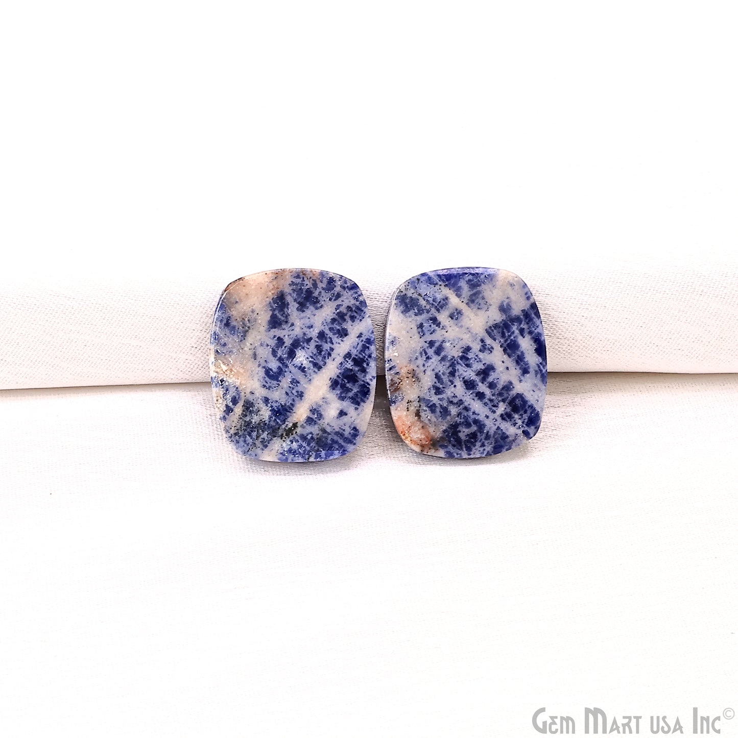 Sodalite Free Form 22x19mm Loose Gemstone For Earring Pair