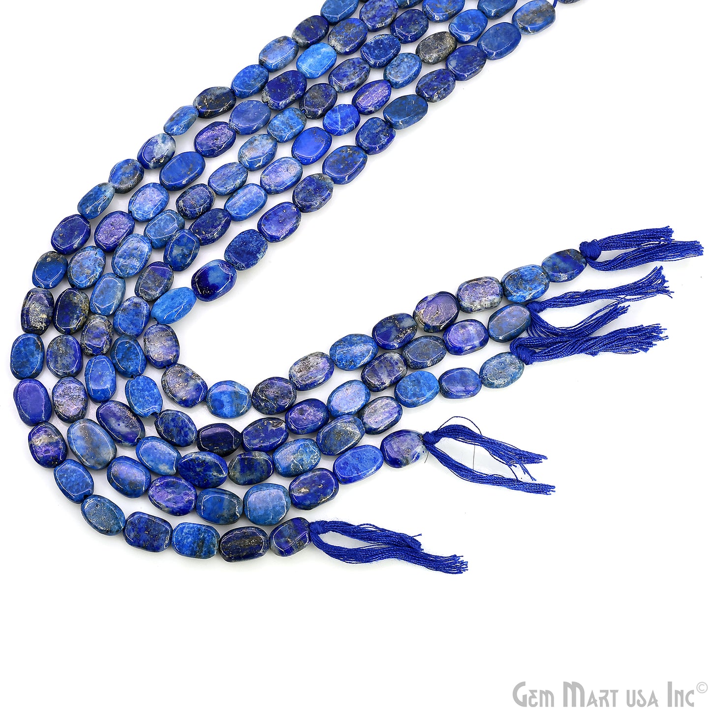 Lapis Tumble Beads Free Form Drilled Beads 9-13X6-7mm Waist Beads, Rondelle Bead Strand 13 Inch