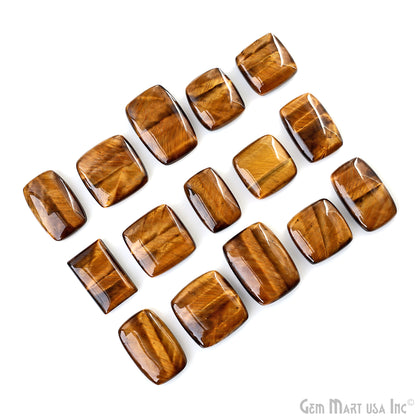 Natural Tiger Eye Cab Octagon Cabochon Gemstones 1.5-2 Inch