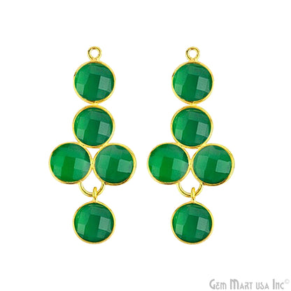 DIY 41x18mm Gold Plated Gemstone Bezel Component