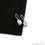Freshwater Baroque Black Pearl Charm Gold Marquise Loop 25x8mm 1pair