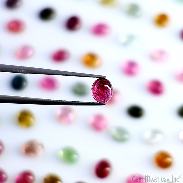 Multi Tourmaline Oval Cabochon,...