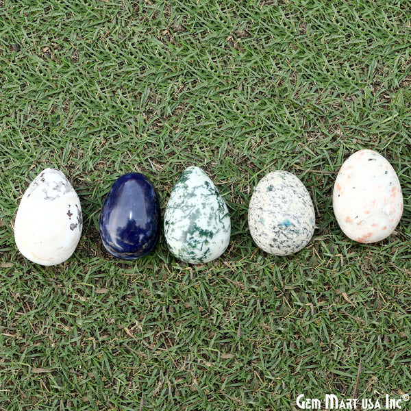 Handcrafted Gemstone Egg for...