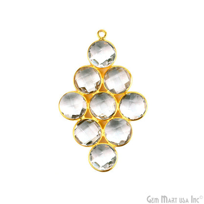 DIY Kite 43x22mm Gold Plated Single Bail Connector Component