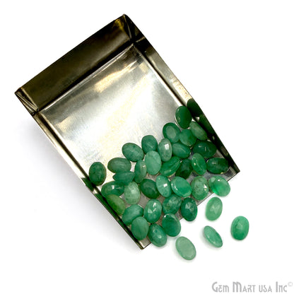 Emerald Wholesale Gemstones, 100% Natural Precious Gems, Green Faceted Loose Gems, 7x5mm, Oval, 5 Carats
