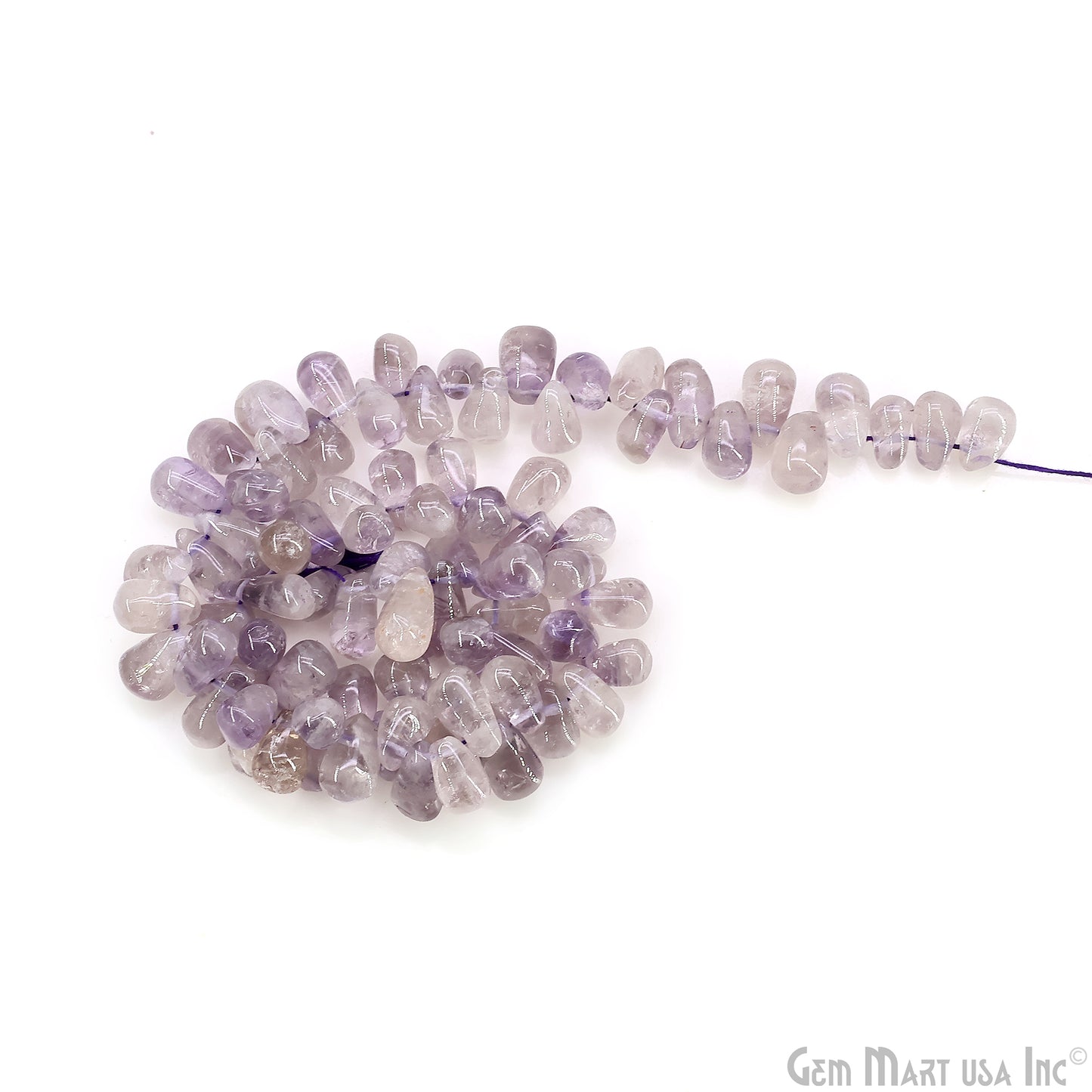 Amethyst Smooth Free Form Drilled Beads 5-6X9-11mm Waist Beads, Rondelle Bead Strand 14 Inch