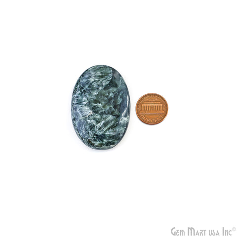 Natural Seraphinite Cab Striped Cabochon Gemstones