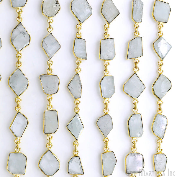 Aquamarine 10-15mm Faceted Free...