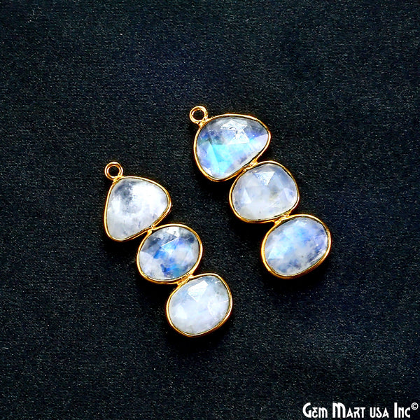 Rainbow Moonstone 33x12mm Single...