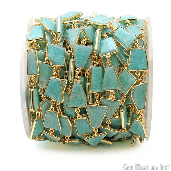 Amazonite 10-15mm Faceted Free...