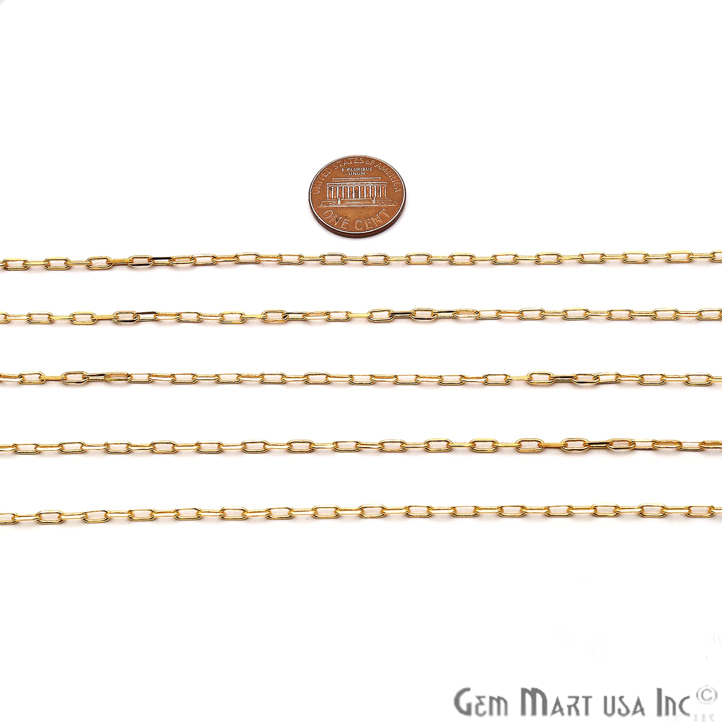 Link Finding Gold Plated Station Rosary Chain