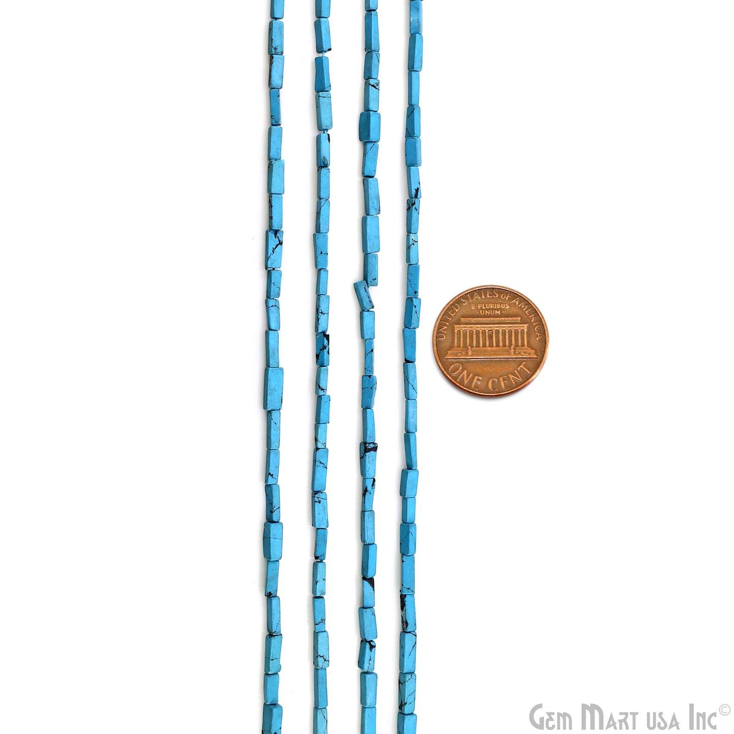 Turquoise Tumble Beads Free Form Drilled Beads 7-9X2-3mm Waist Beads, Rondelle Bead Strand 13 Inch