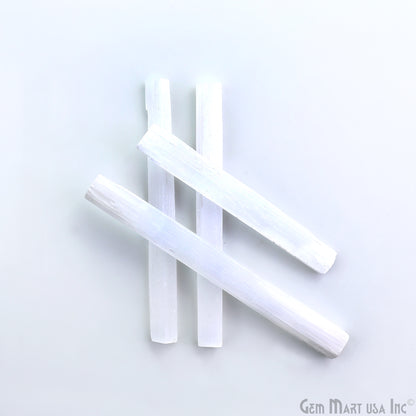 Selenite Rough Stick, Selenite Wand, Selenite, Palm Size Selenite, 5-6inch, Healing Crystal