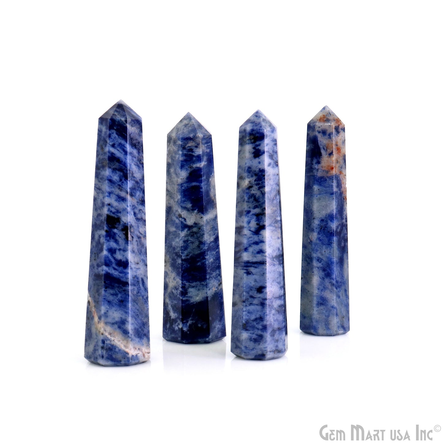 Gemstone Jumbo Tower Crystal Tower Obelisk Healing Meditation Gemstones 4-5 Inch