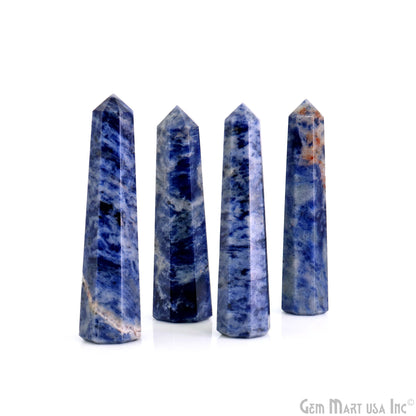 Gemstone Jumbo Tower Crystal Tower Obelisk Healing Meditation Gemstones 4-5 Inch