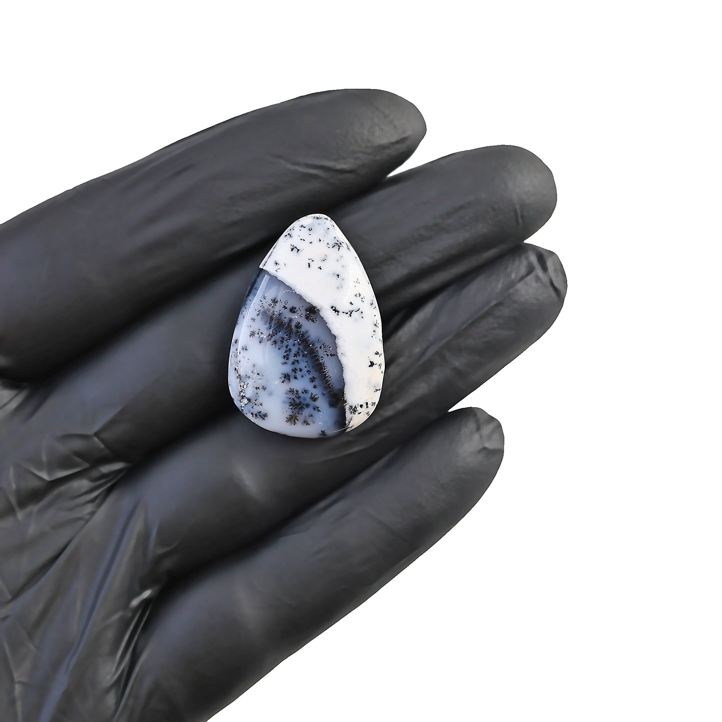 Natural Dendrite Opal Cab Striped Cabochon Gemstones