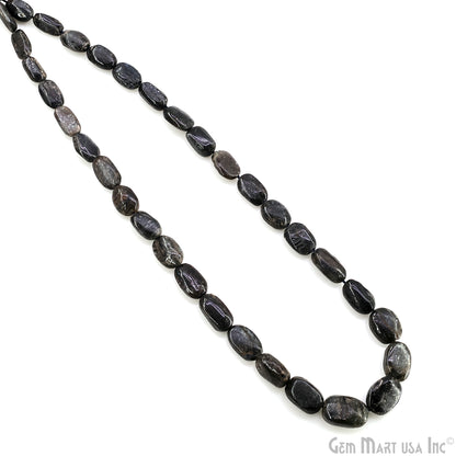 Tanzanite Tumble Beads Free Form Drilled Beads 9-13X6-7mm Waist Beads, Rondelle Bead Strand 13 Inch