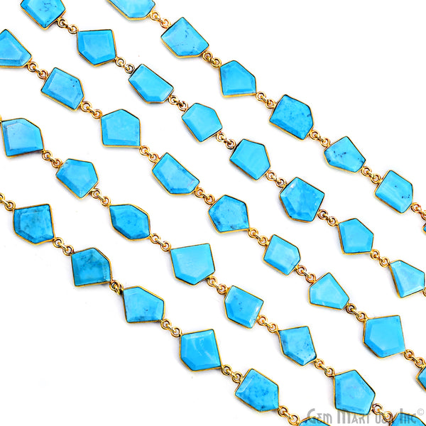 Turquoise 10-15mm Faceted Free...