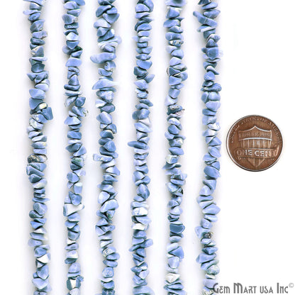 Natural Blue Opal Chip Beads Strand, Semi Precious, Gemstone Chips, Gemstone Beads