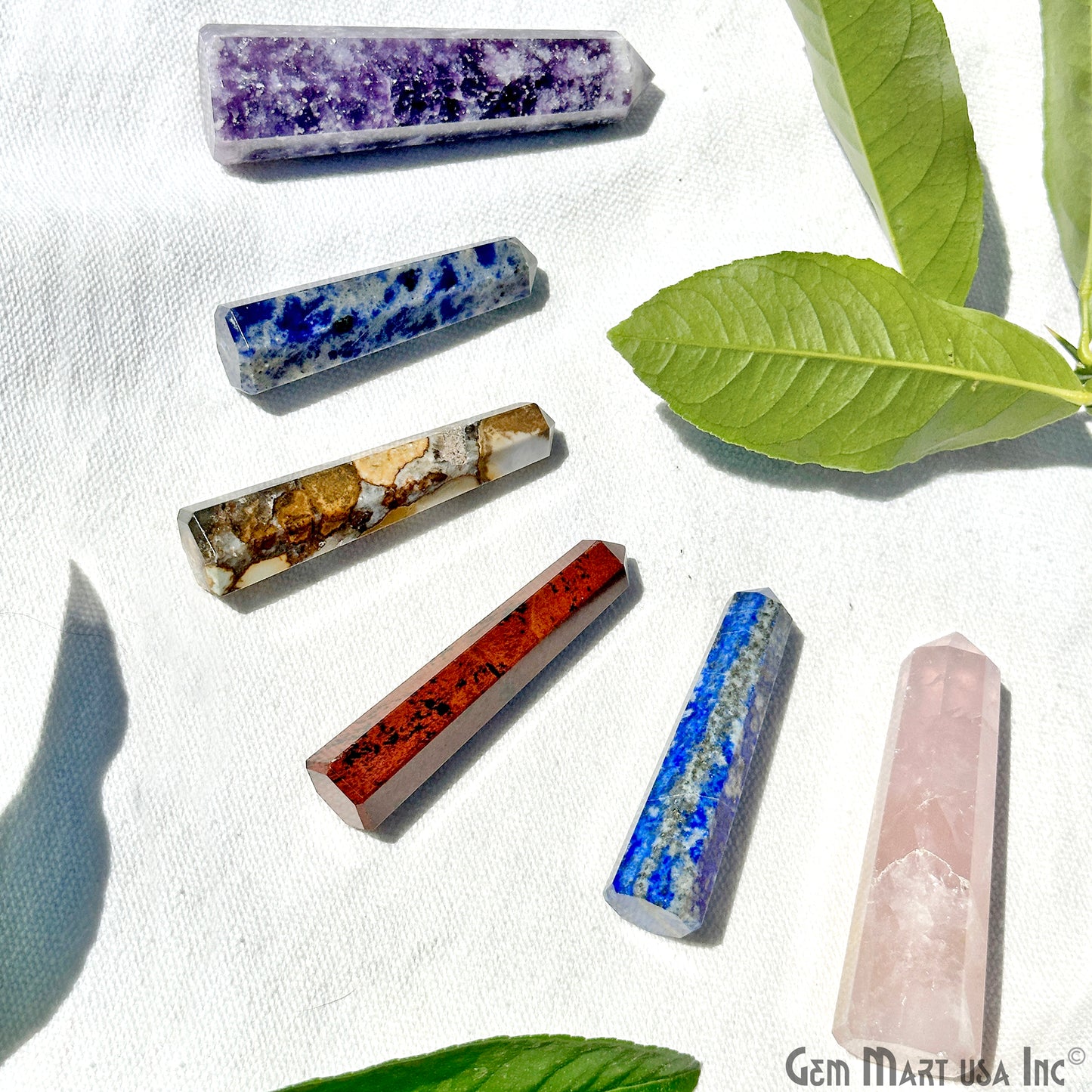 Gemstone Jumbo Tower Crystal Tower Obelisk Healing Meditation Gemstones 2-3 Inch