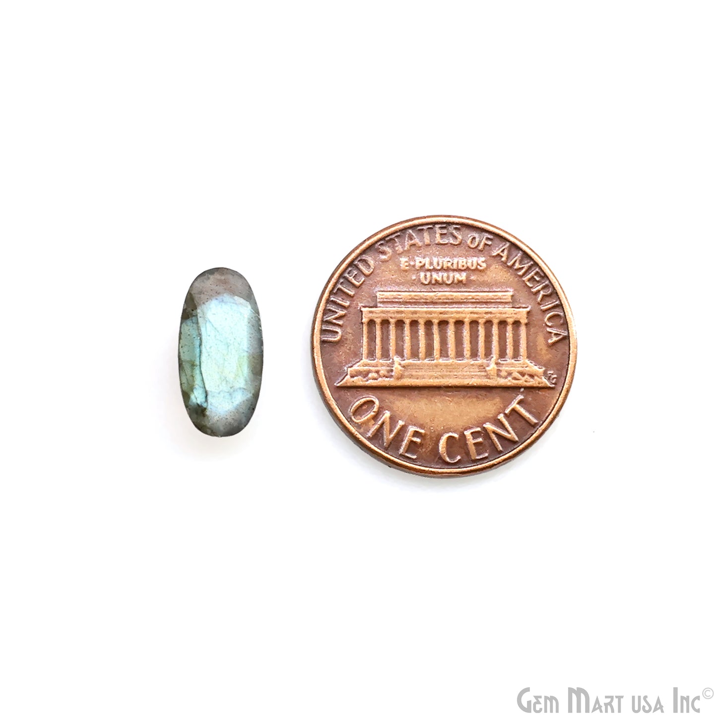 Labradorite Wholesale Gemstones, 100% Natural Semi-Precious Gems, Blue Flash Faceted Loose Gems, 12x6mm, Oval, 4PC Lot