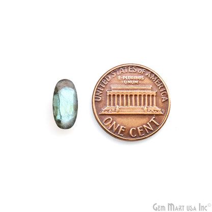 Labradorite Wholesale Gemstones, 100% Natural Semi-Precious Gems, Blue Flash Faceted Loose Gems, 12x6mm, Oval, 4PC Lot