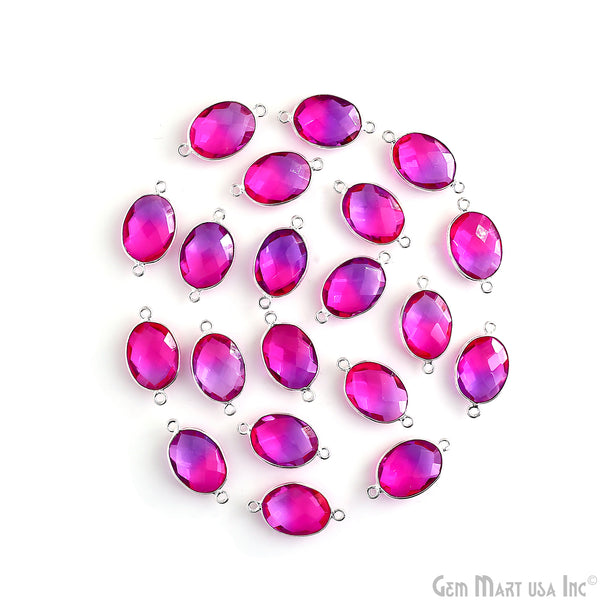 Oval 12x16mm Blue and...