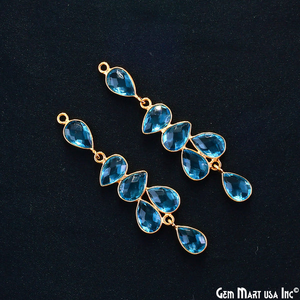 Swiss Blue Topaz 54x14mm...