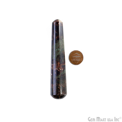 Garnet Hand Made SPA Massage Wand Reiki Healing Crystal Relaxation Meditation Collection Gift, Healing Crystal 4Inch