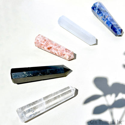 Gemstone Jumbo Tower Crystal Tower Obelisk Healing Meditation Gemstones 4-5 Inch